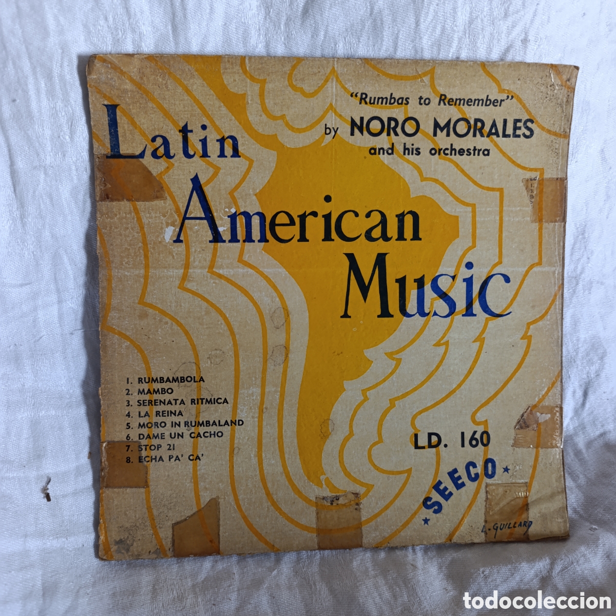 Discos de vinilo: Raro,Vinilo LP 10&rdquo; Noro Morales - Latin American Music (Seeco LD 160) , A&ntilde;o 1949