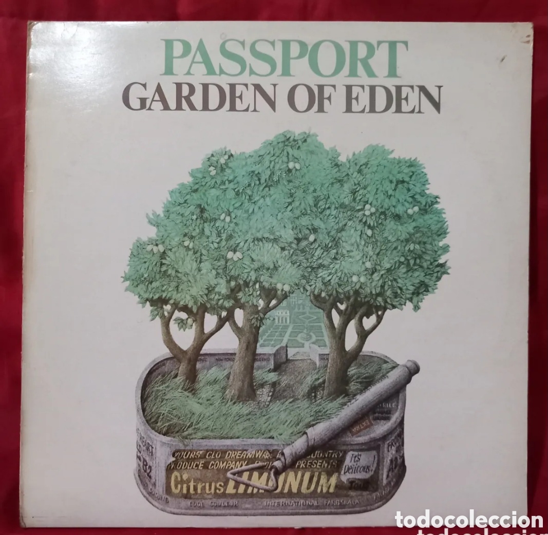 Discos de vinilo: LP PASSPORT GARDEN OF EDEN (1979 ENGLAND)