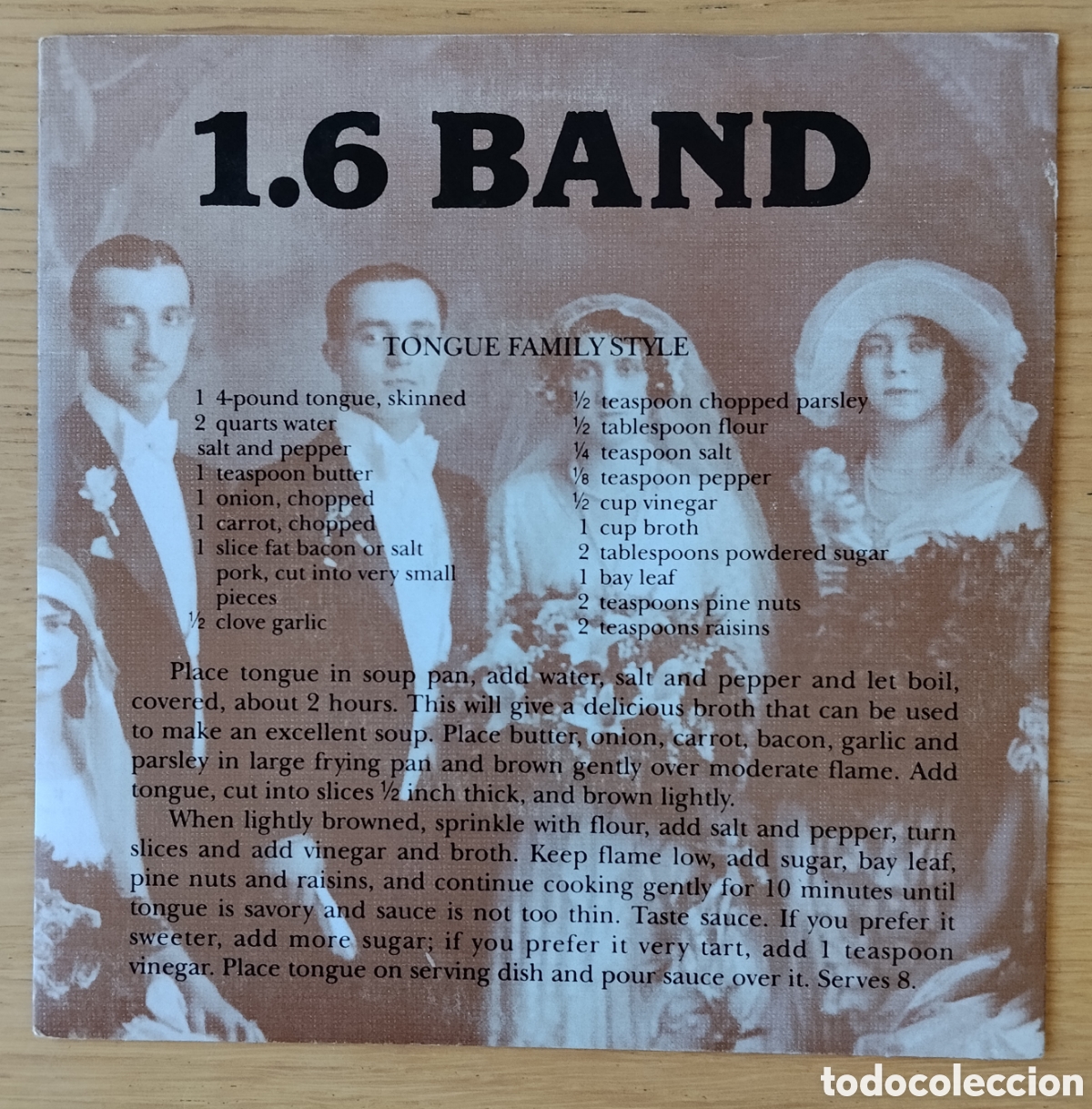 Discos de vinilo: 1.6 BAND: &rdquo;TONGUE FAMILY STYLE&rdquo; E.P. VINILO 1992 - HARDCORE