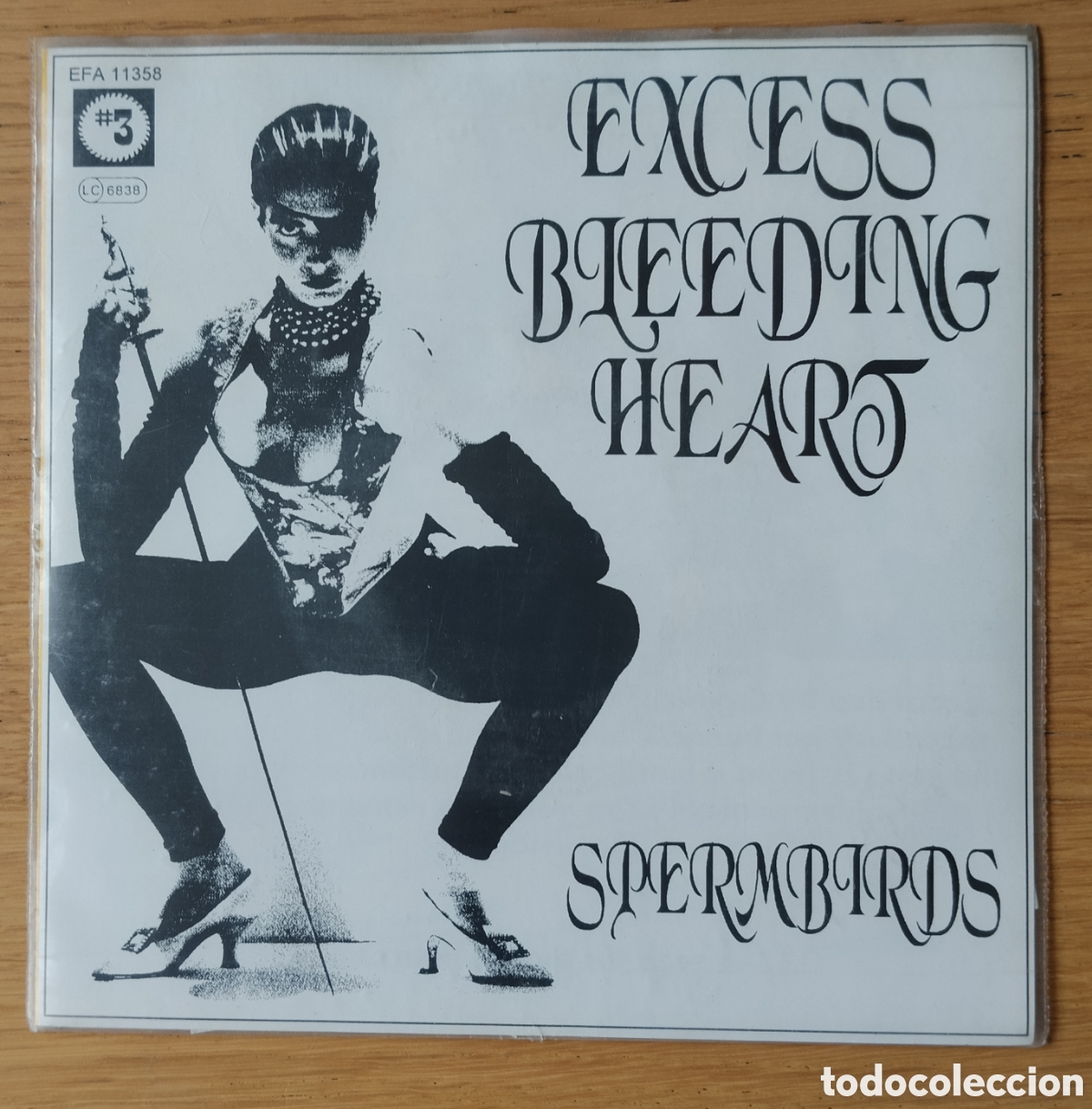 Discos de vinilo: SPERMBIRDS/ PARTY DIKTATOR: &rdquo;EXCESS BLEEDING HEART/ W.S.W.B.&rdquo; SINGLE VINILO 1992 - HARDCORE
