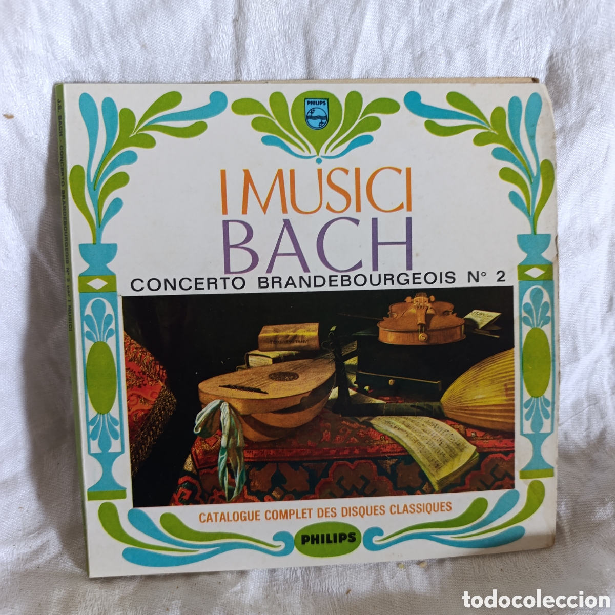 Discos de vinilo: Vinilo EP Bach - Concierto de Brandeburgo N&deg; 2 - I Musici (Philips, 1969)
