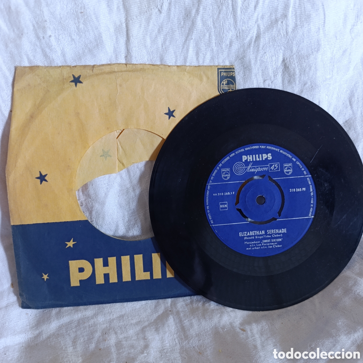 Discos de vinilo: Vinilo Single 7&rdquo; Meisjeskoor Sweet Sixteen (1959)