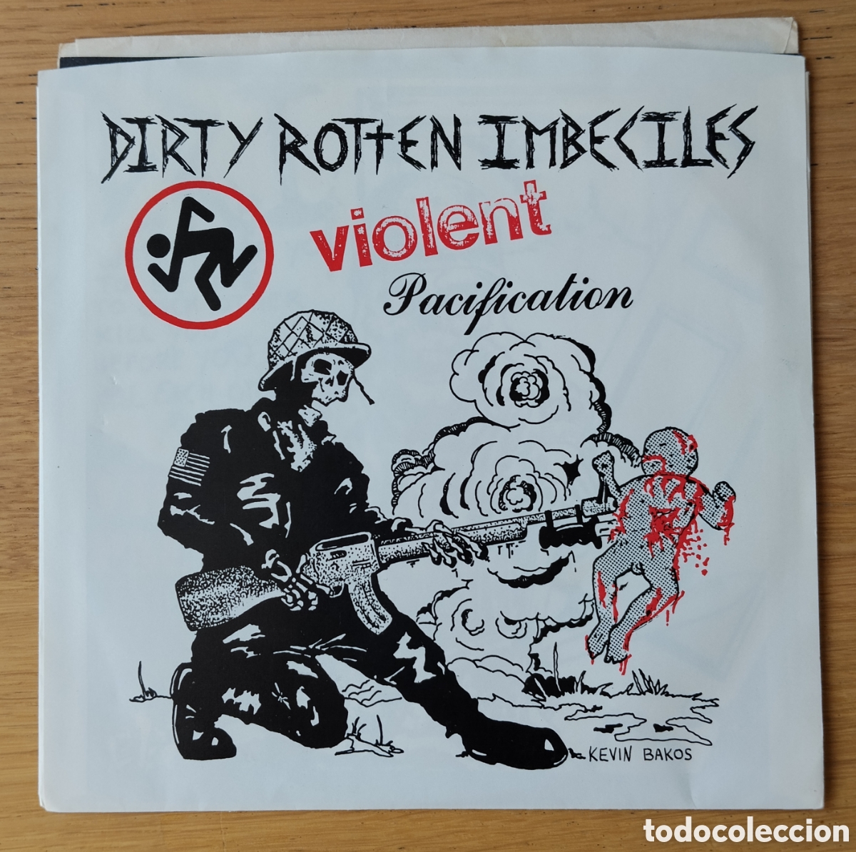 Discos de vinil: DIRTY ROTTEN IMBECILES: &rdquo;VIOLENT PACIFICATION&rdquo; E.P. VINILO 1984 - HARDCORE