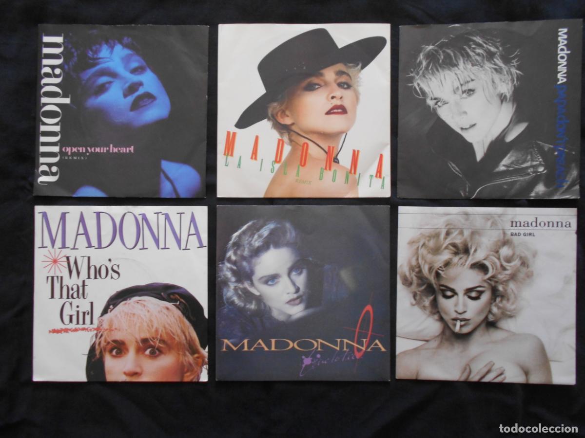 Discos de vinilo: MADONNA, LOTE DE 6 SINGLES, ESTAN COMO NUEVOS