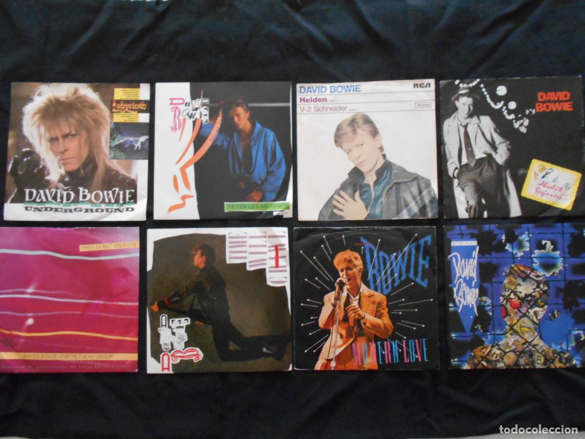 Discos de vinilo: DAVID BOWIE - LOTE DE 8 SINGLES - COMO NUEVOS - Foto 1