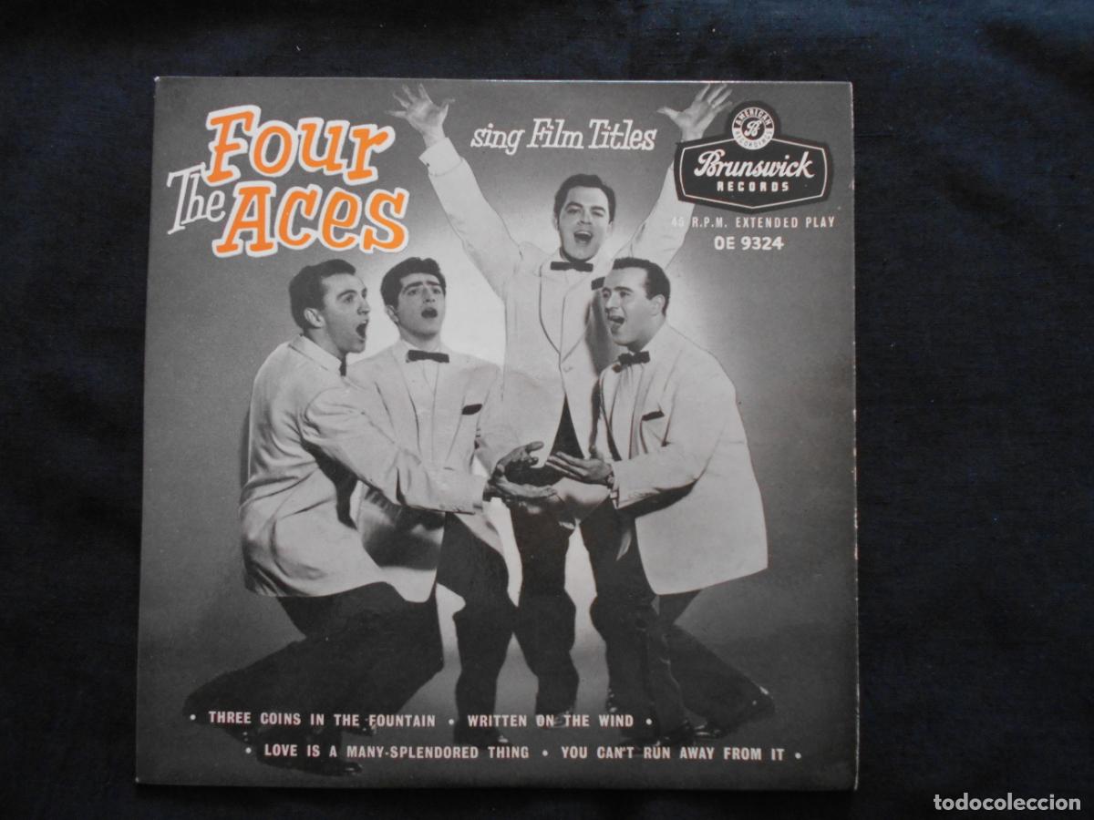 Discos de vinilo: EP THE FOUR ACES - THREE COINS IN THE FOUNTAIN + 3