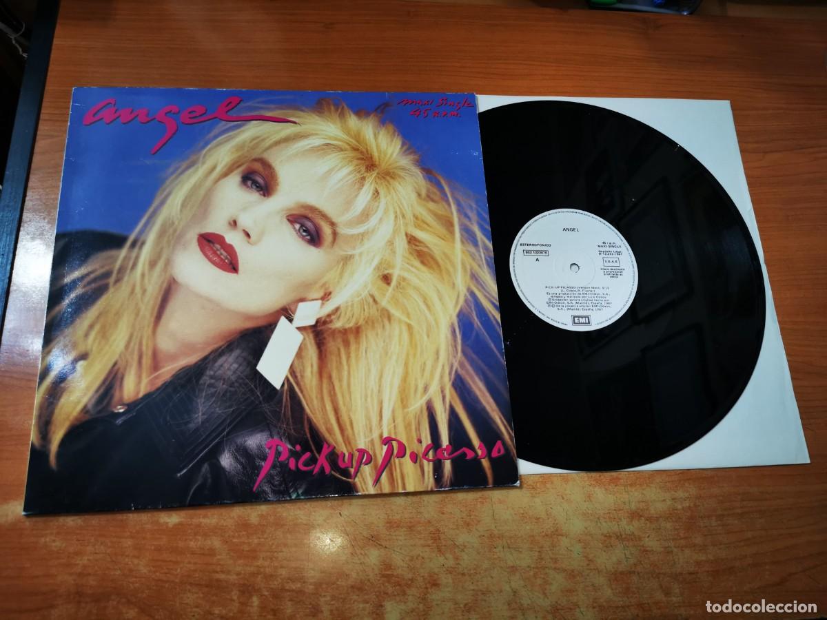 Discos de vinilo: ANGEL Pick up Picasso MAXI SINGLE VINILO PROMO DEL A&Ntilde;O 1987 LUIS COBOS CONTIENE 3 TEMAS