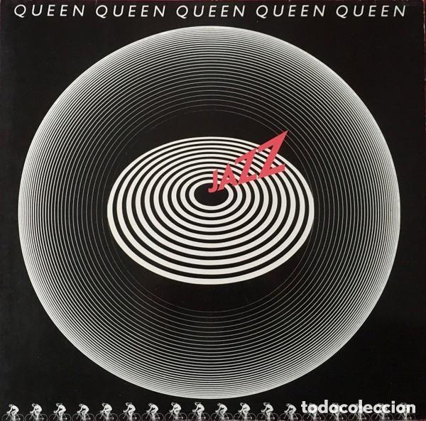 Discos de vinilo: QUEEN - JAZZ ..LP DE EMI- ELECTROLA - GATEFOLD INCLUYENDO INSERTS , POSTER ..ETC - GERMANY - NUEVO
