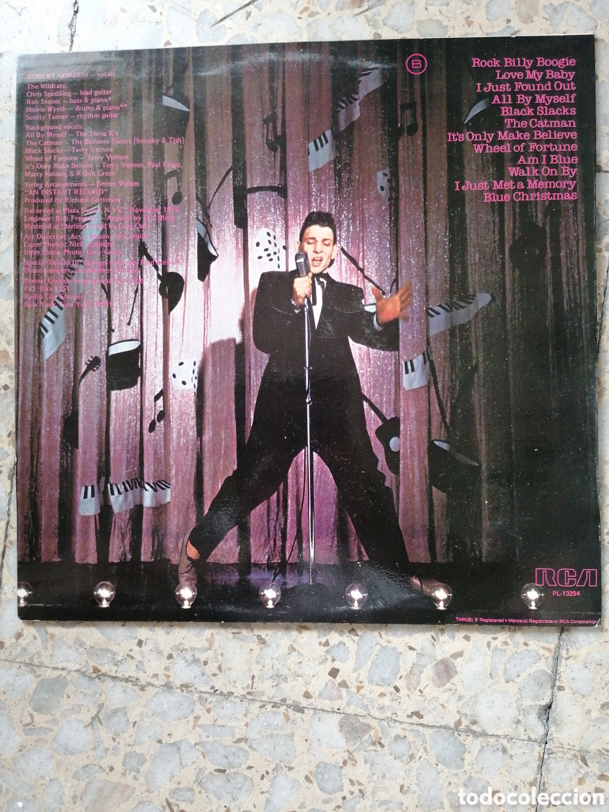 Discos de vinilo: LP ROBERT GORDON ROCK BILLY BOOGIE 1979 ESPA&Ntilde;A EX - Foto 2