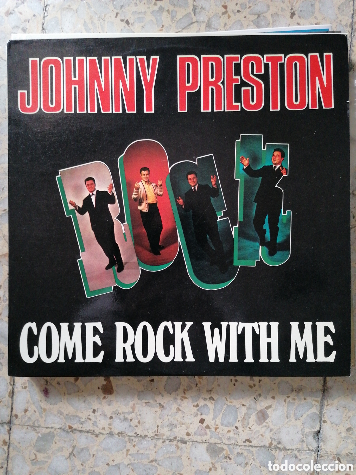 Discos de vinilo: LP JOHNNY PRESTON COME ROCK WITH ME 1986 EX