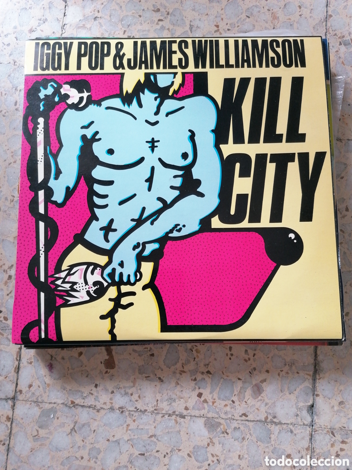 Discos de vinilo: LP IGGY POP & JAMES WILLIANSON KILL CITY 1978 ESPA&Ntilde;A