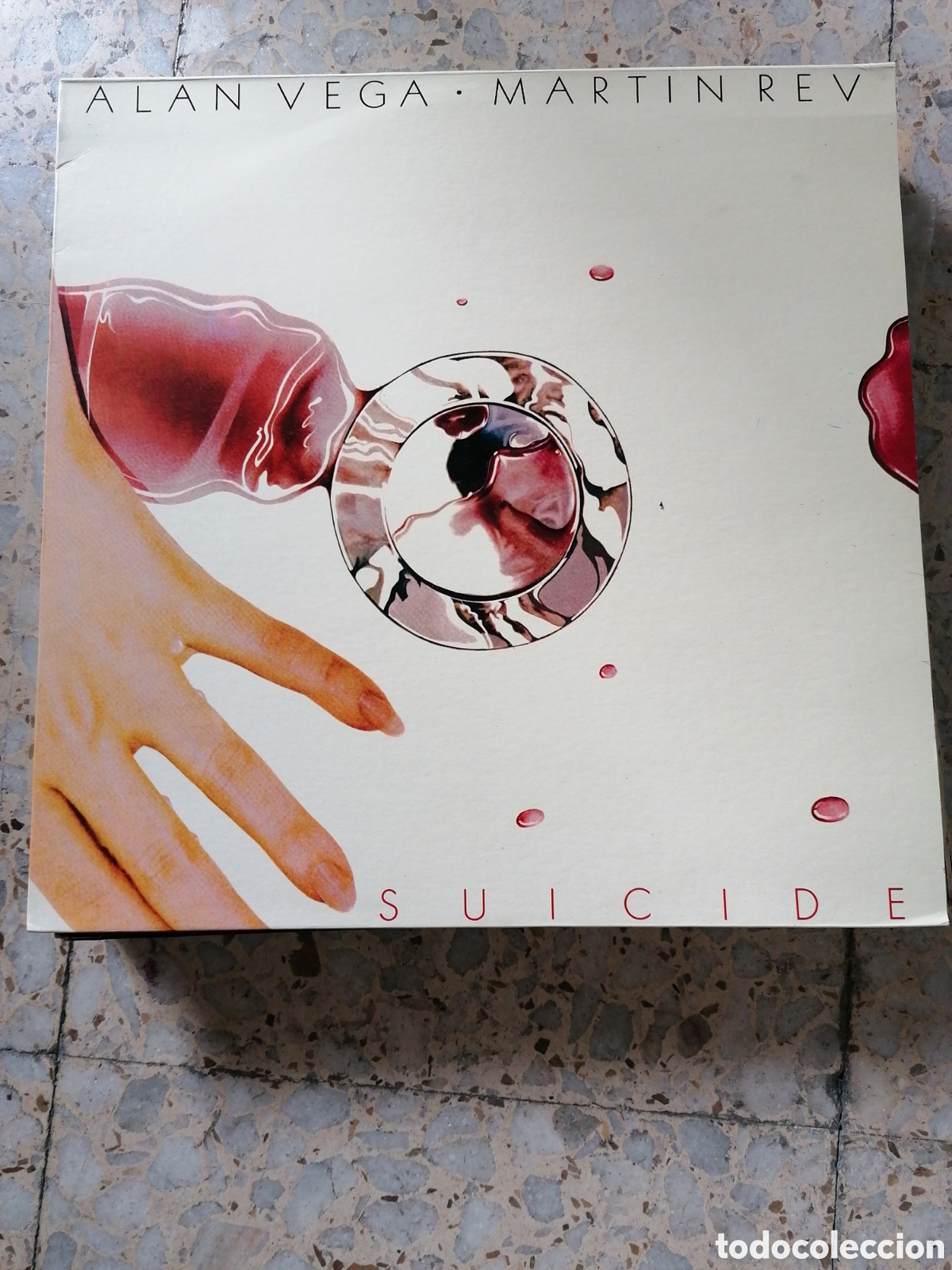Discos de vinilo: LP ALAN VEGA MARTIN REV SUICIDE VINILO ROJO NO OFICIAL
