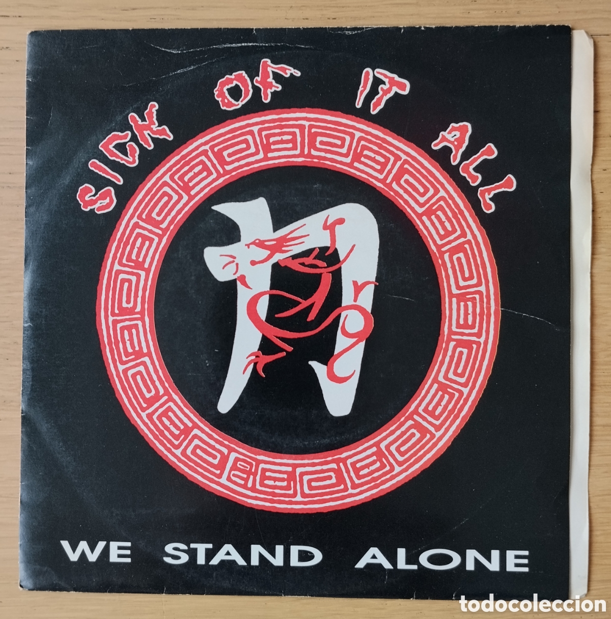 Discos de vinilo: SICK OF IT ALL: &rdquo;WE STAND ALONE&rdquo; SINGLE VINILO 1991 - HARDCORE