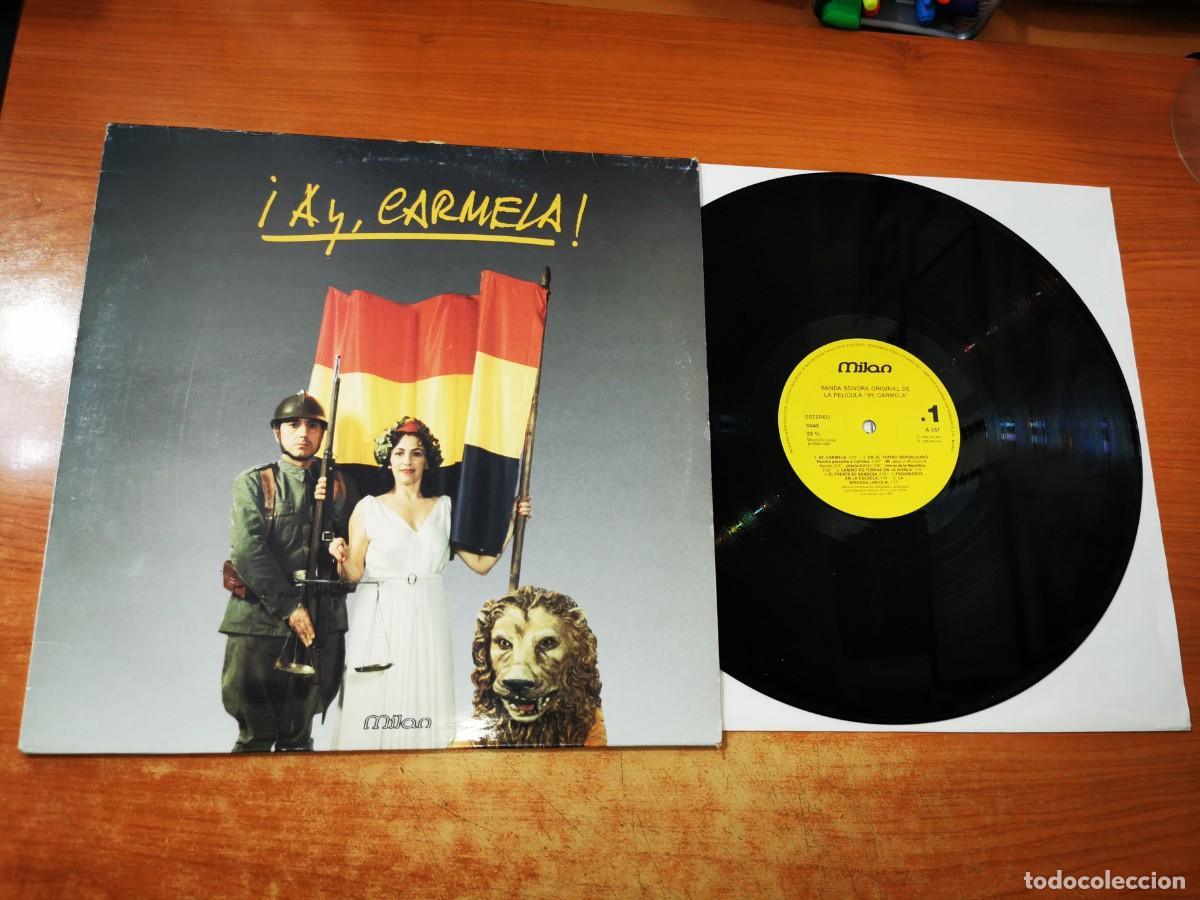Discos de vinilo: &iexcl; AY, CARMELA ! BANDA SONORA LP VINILO CON SELLO PROMO DEL A&Ntilde;O 1990 ALEJANDRO MASSO 13 TEMAS
