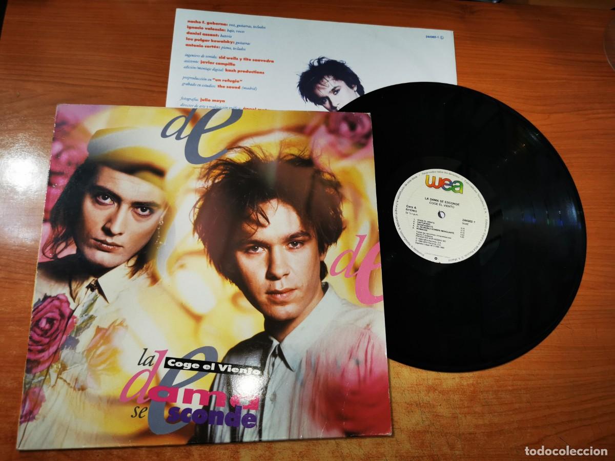 Discos de vinilo: LA DAMA SE ESCONDE Coge el viento LP VINILO DEL A&Ntilde;O 1989 CON ENCARTE CONTIENE 9 TEMAS