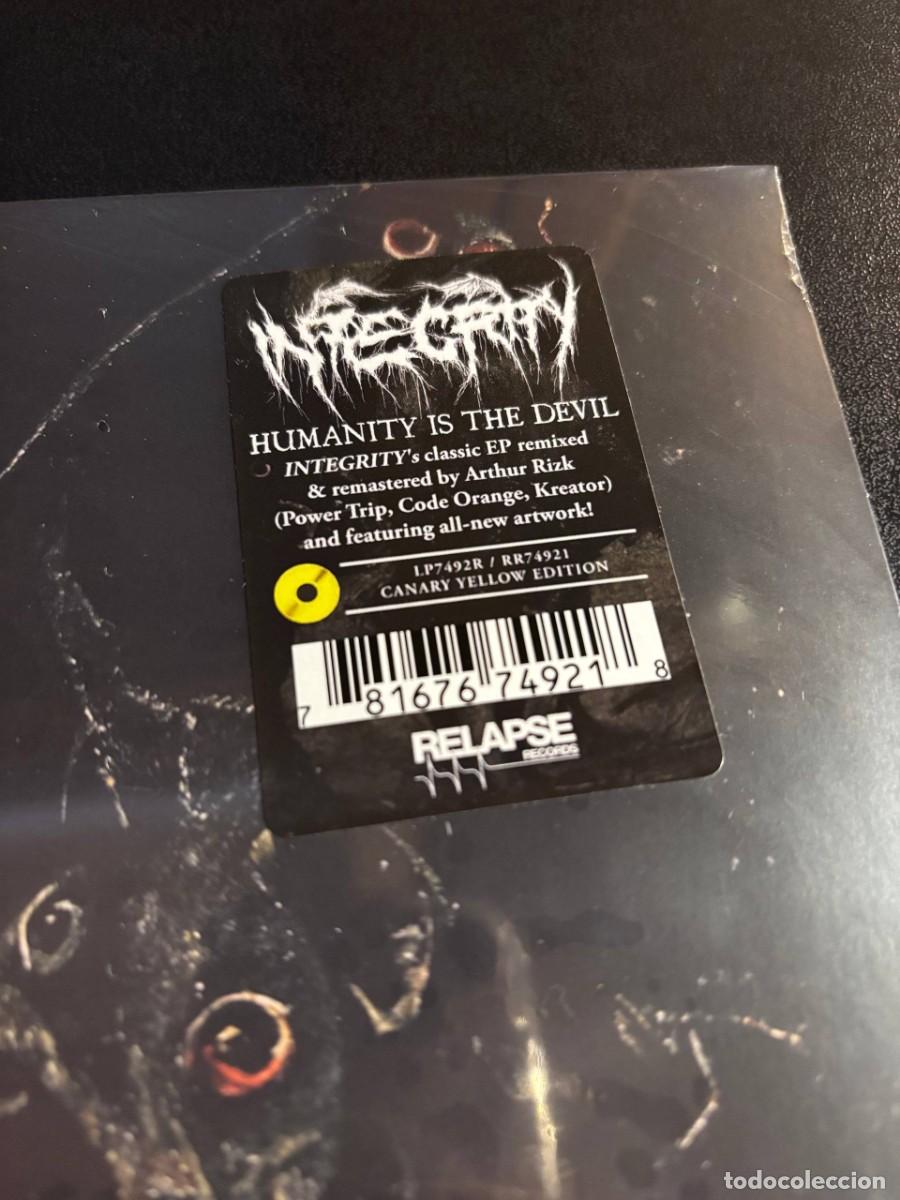 Discos de vinilo: Integrity Humanity Is The Devil Disco de vinilo LP 12&rdquo; hardcore metal - Foto 2