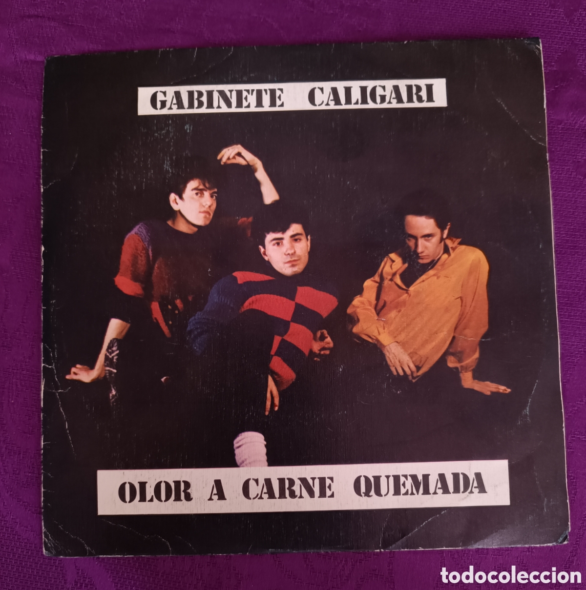 Discos de vinilo: GABINETE CALIGARI. OLOR A CARNE QUEMADA. ORIGINAL 1982
