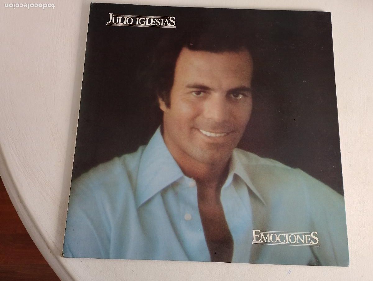 Discos de vinilo: julio iglesias, emociones doble portada, cbs, 1980