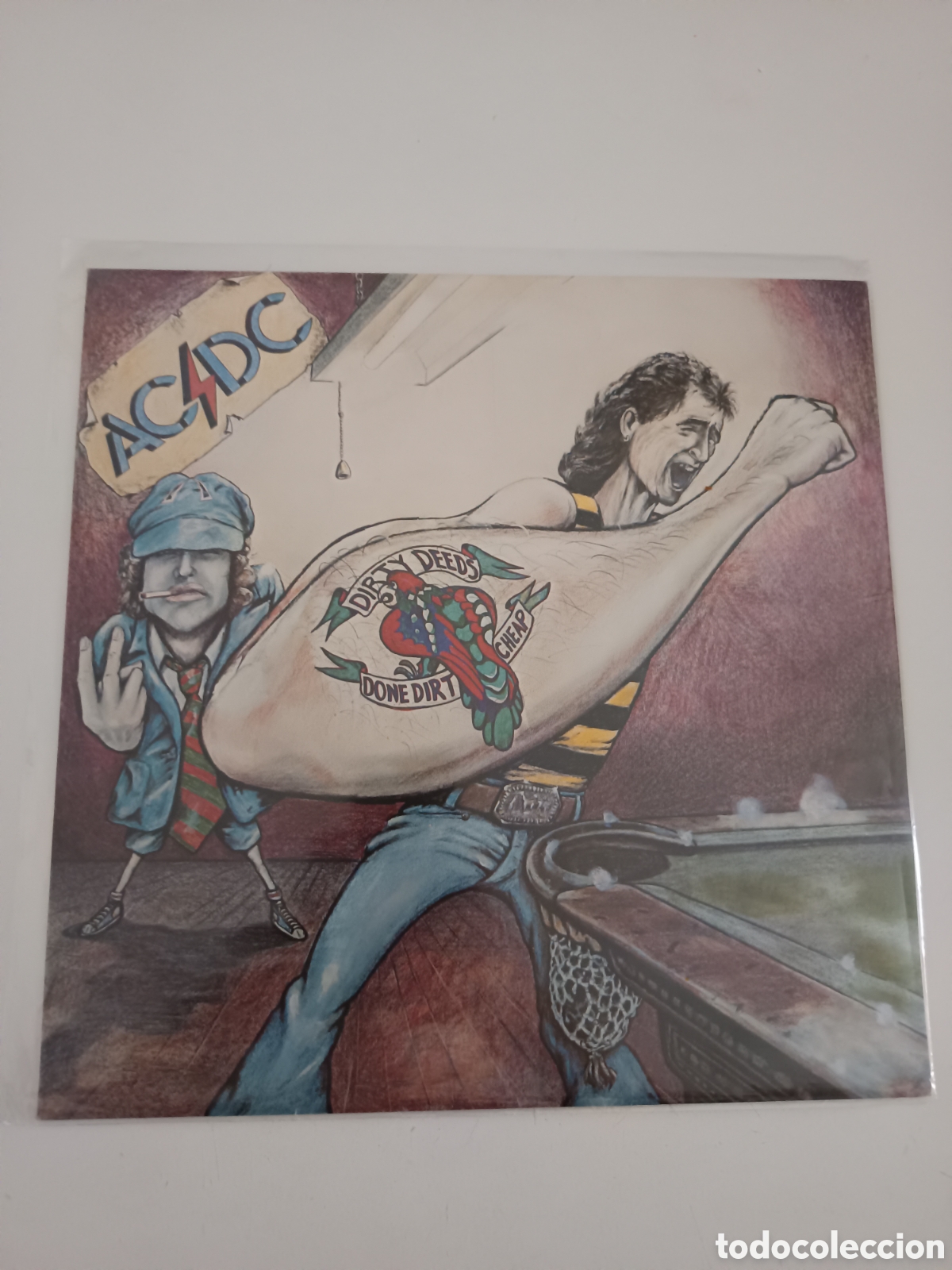 Discos de vinilo: Dirty Deeds Done Dirt Cheap. AC/DC. Edici&oacute;n Australia 1976