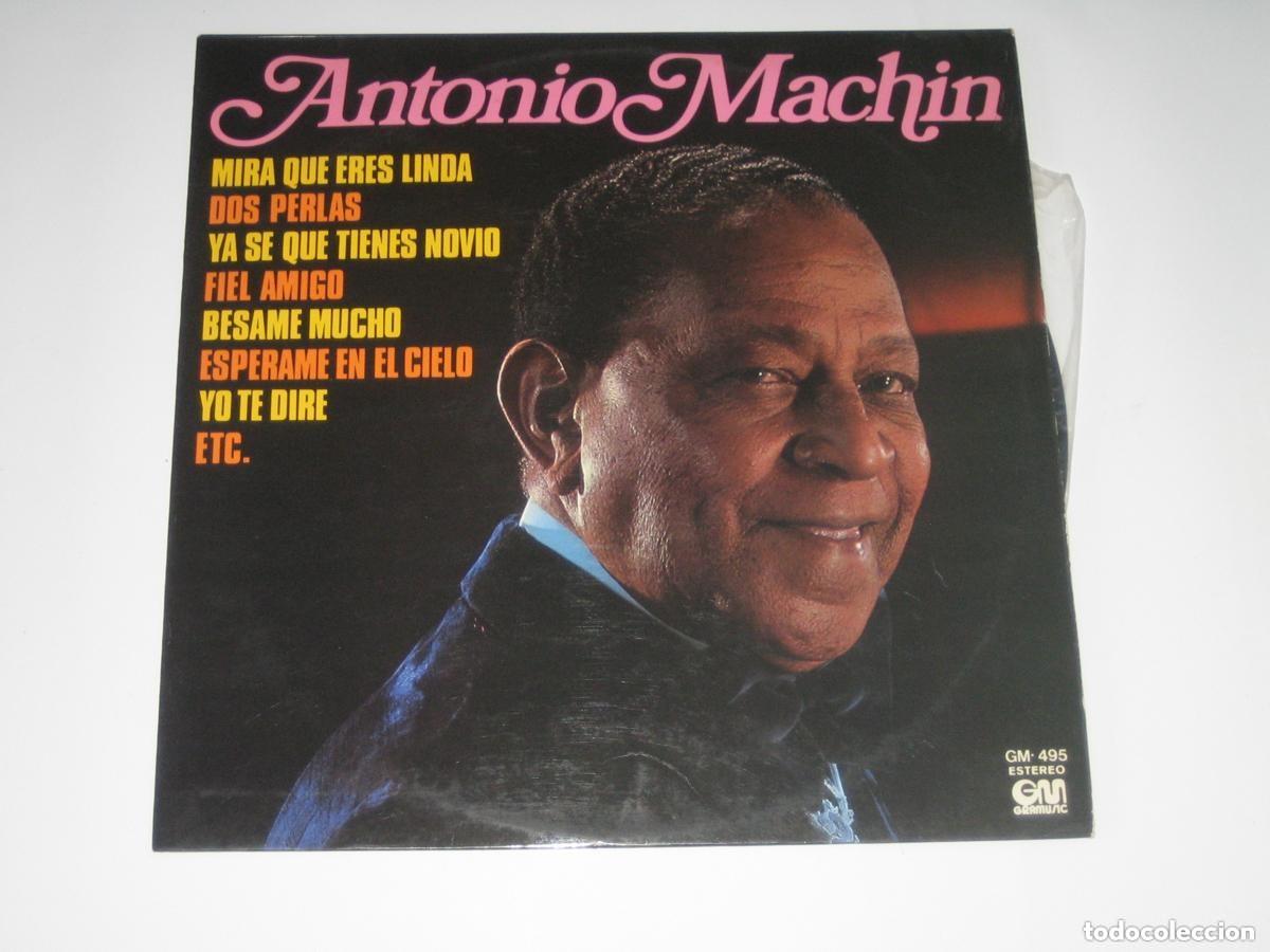 Discos de vinilo: ANTONIO MACHIN - LO MEJOR DE ANTONIO MACHIN ..LP DE 1976 DE GRAMUSIC - ESPA&Ntilde;OL