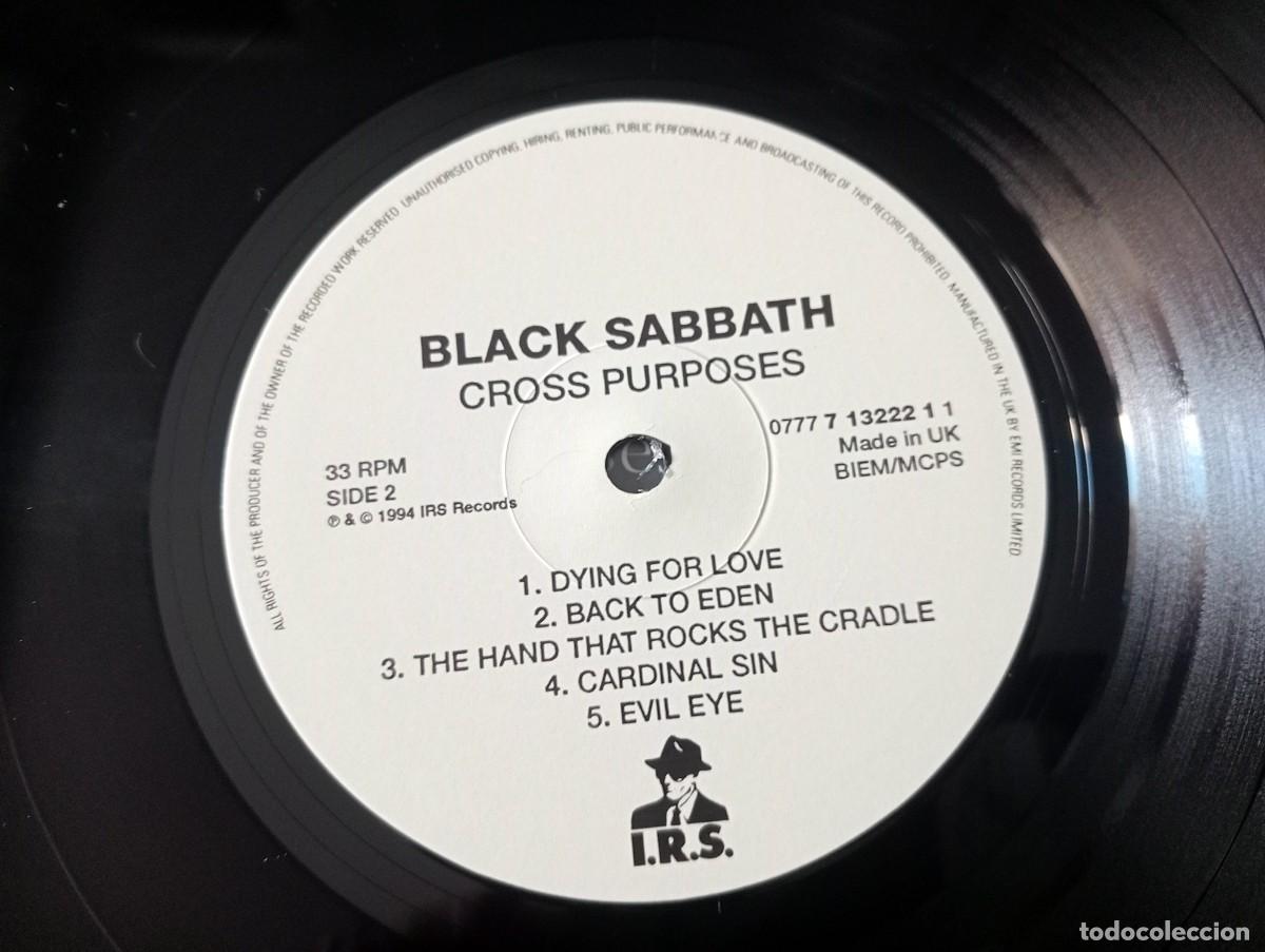 Discos de vinilo: LP BLACK SABBATH - CROSS PURPOSES - Foto 4