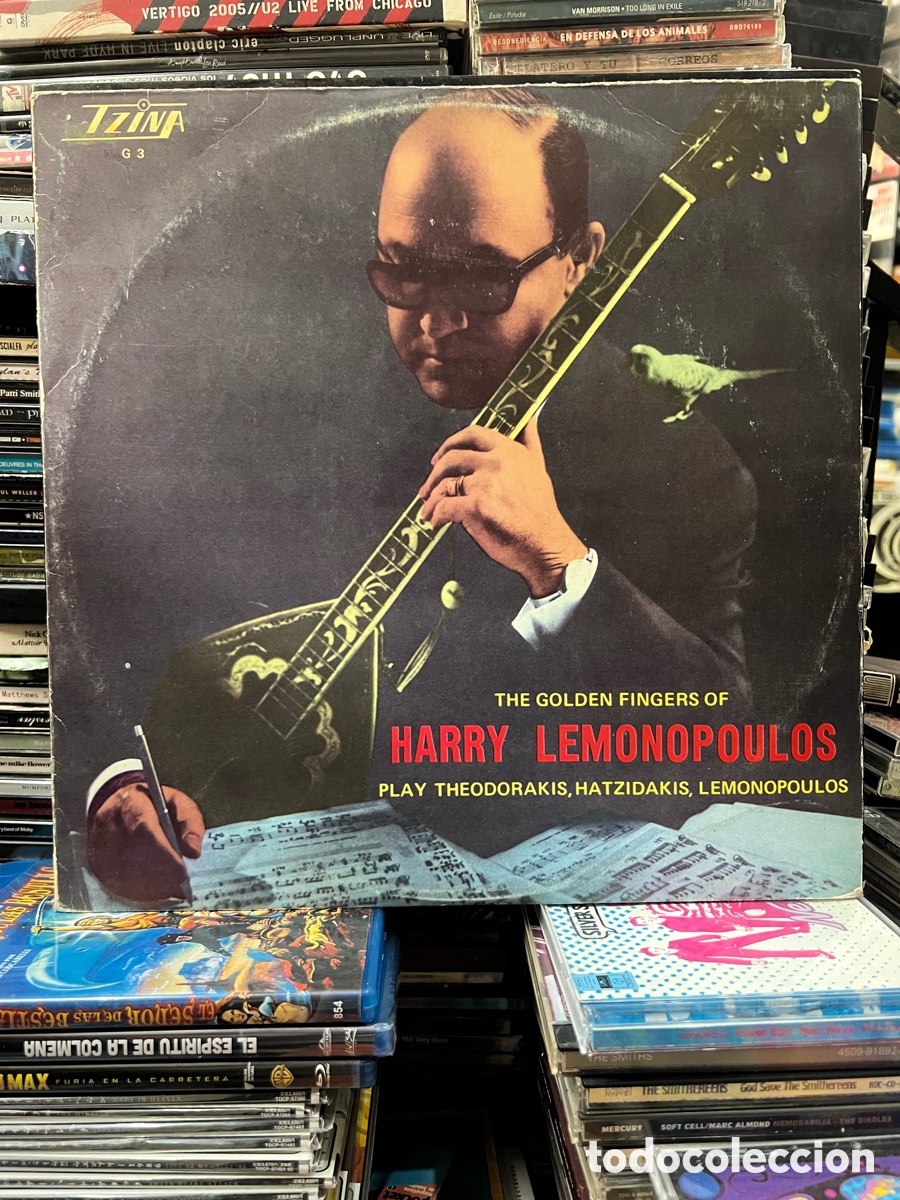 Discos de vinilo: The golden fingers of Harry Lemonopoulos Play Theodorakis, Hatzidakis, Lemonopoulos