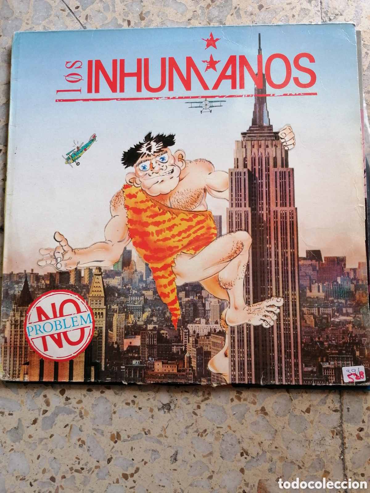 Discos de vinilo: LOS INUMANOS NO PROBLEM 1990 ESPA&Ntilde;A - Foto 1