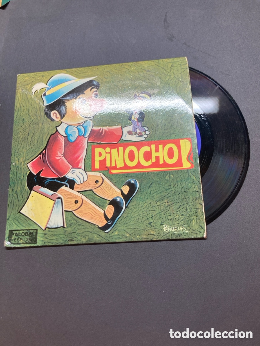 Discos de vinilo: Pinocho single en buenas condiciones