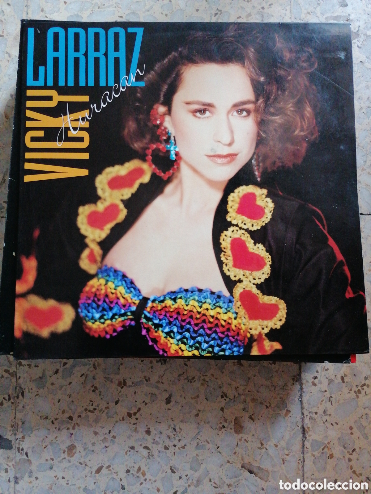 Discos de vinilo: LP VICKY LARRAZ HURACAN 1989 ESPA&Ntilde;A