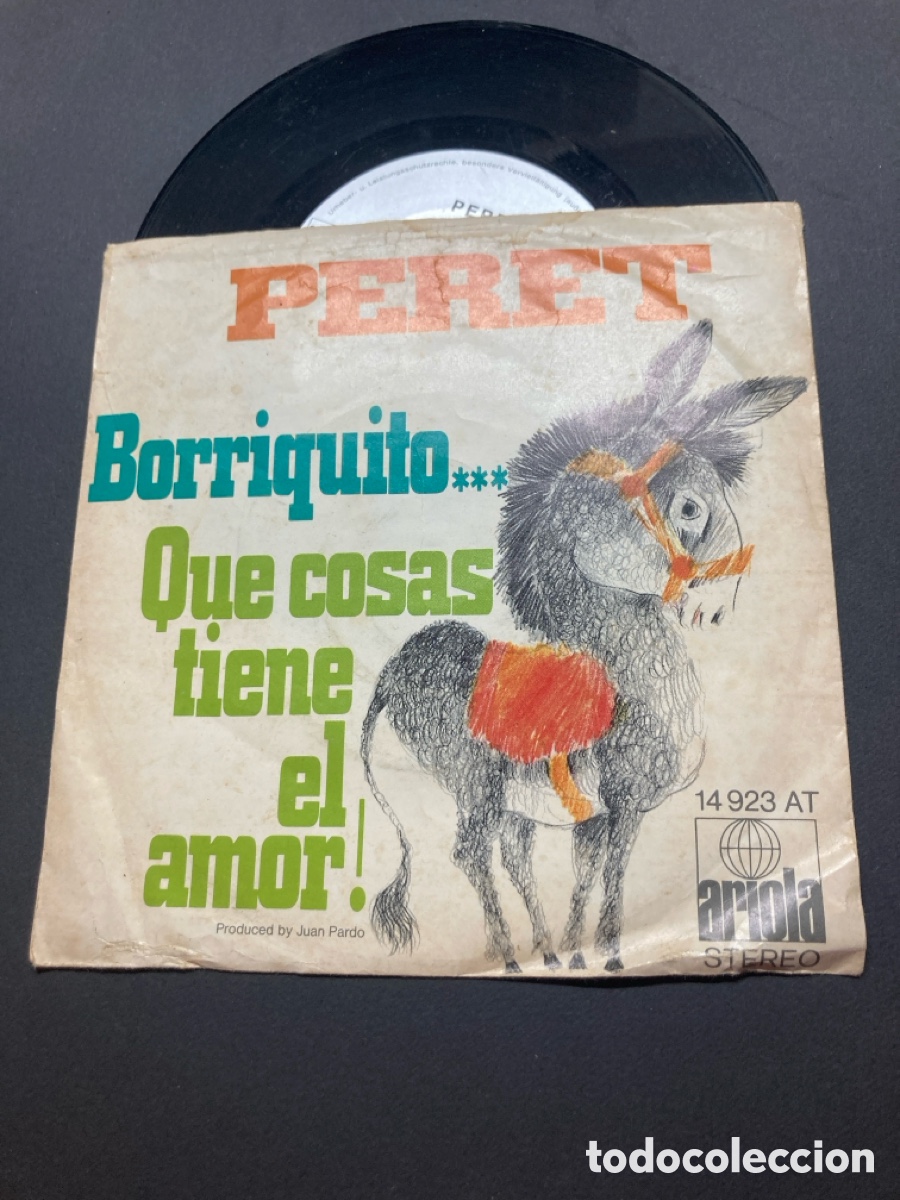 Discos de vinilo: Peret Borriquito single
