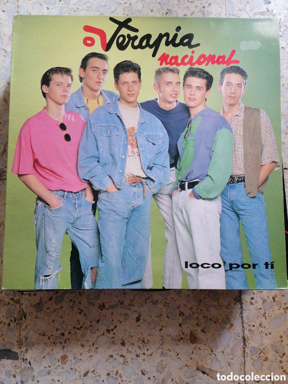 Discos de vinilo: LP TERAPIA NACIONAL LOCO POR TI 1991 INSERT