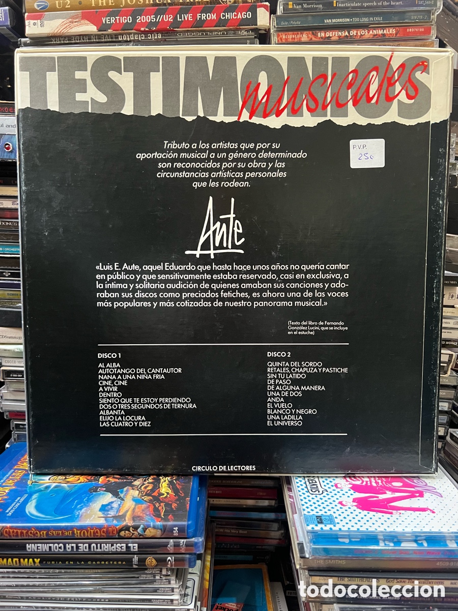 Discos de vinilo: Testimonios musicales Luis Eduardo Aute - Foto 2