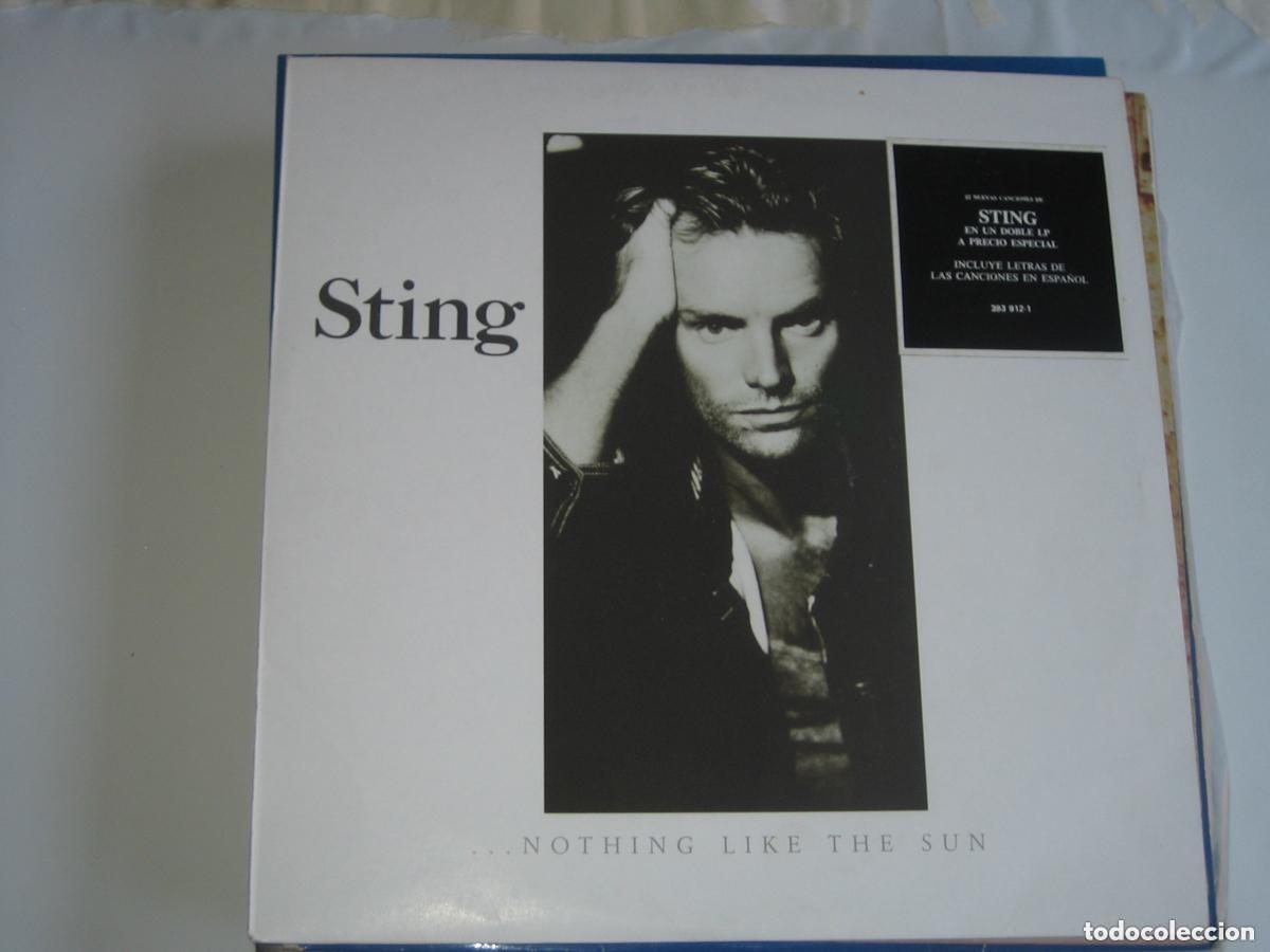 Discos de vinilo: STING - NOTHING LIKE THE SUN ..2 LP&acute;S - CON ENCARTES DE 1987 - AM-RECORDS
