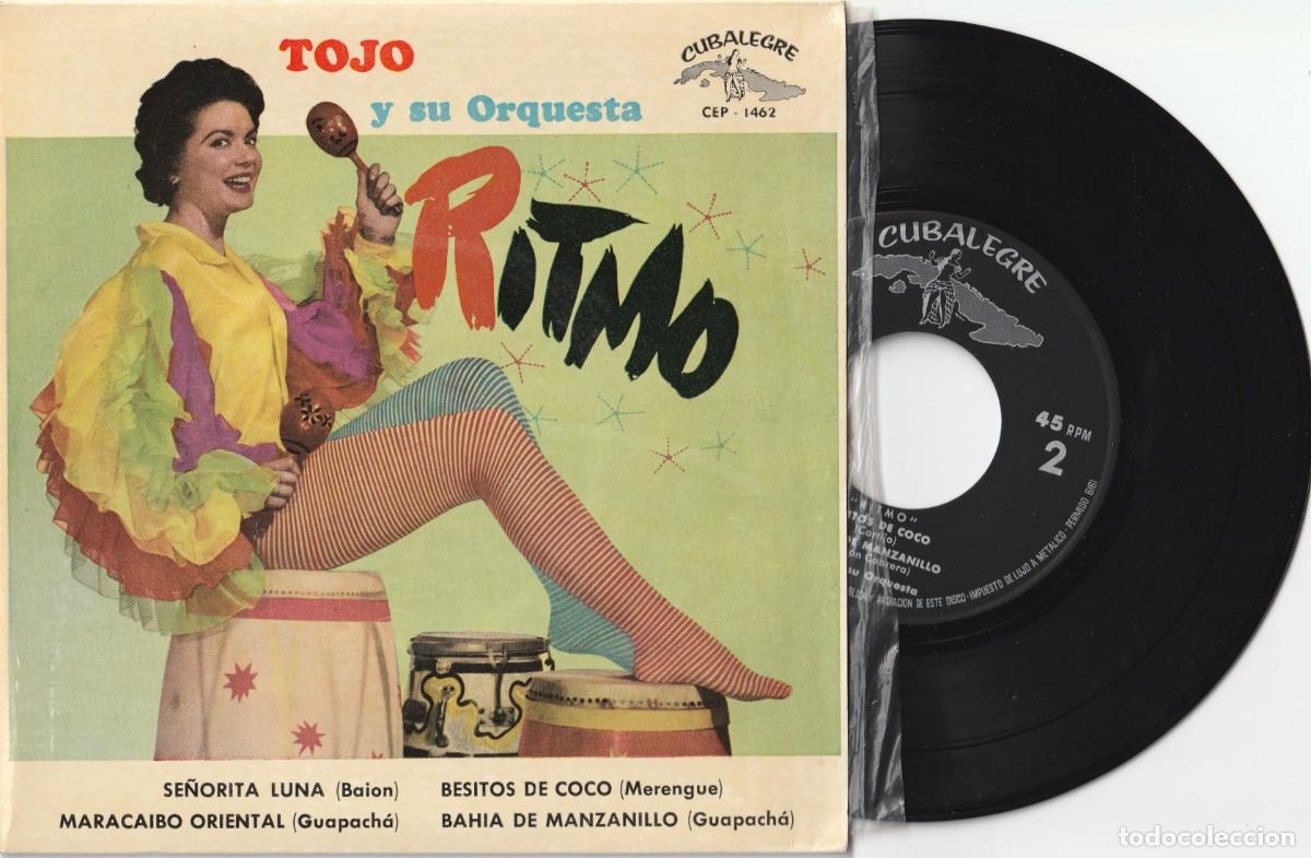 Discos de vinilo: TOJO Y SU ORQUESTA - RITMO (EP CUBALEGRE 1962 ESPA&Ntilde;A)