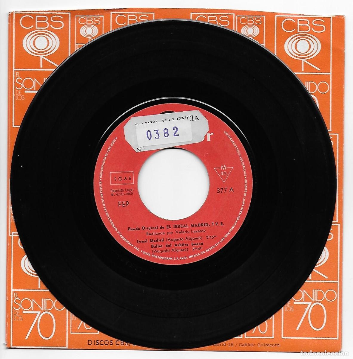 Discos de vinilo: EL IRREAL MADRID 7&rdquo; EP SPAIN 45 BAILE DEL ARBITRO 1969 SINGLE VINILO JAZZ AUGUSTO ALGUERO PARODIA TV