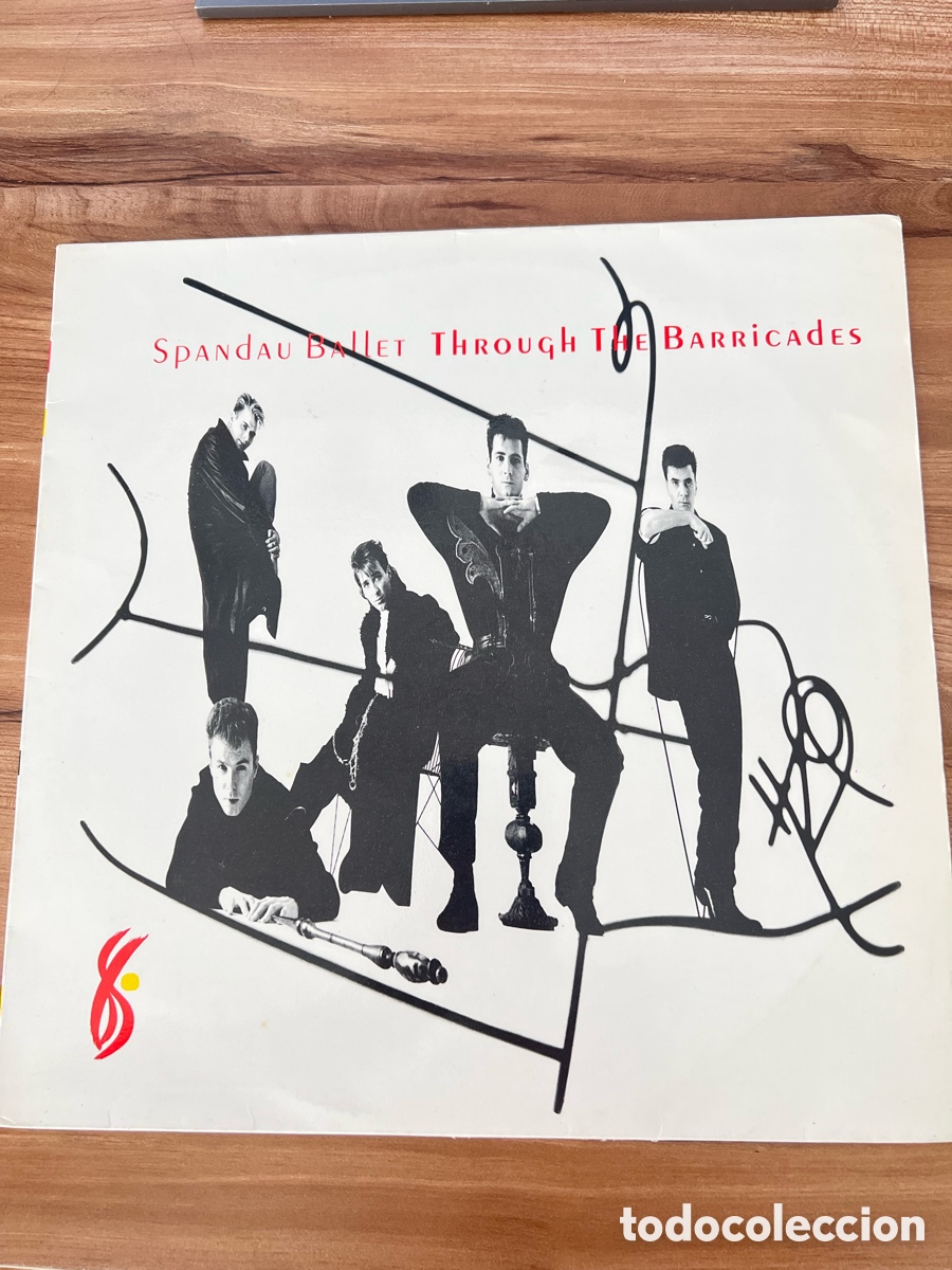 Vinyl records: SPANDAU BALLET (LP) THROUGH THE BARRICADES A&Ntilde;O &ndash; 1986 &ndash; ENCARTE CON CREDITOS