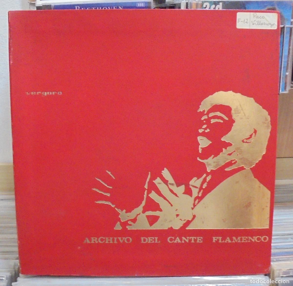 Discos de vinilo: Archivo del cante flamenco. Vergara 1968 -- Caja con 6 LP 's + cuadernillo y letras