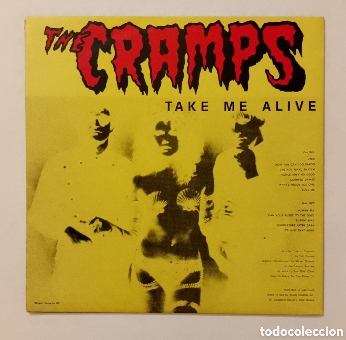 Discos de vinilo: The Cramps - TAKE ME ALIVE - Foto 3