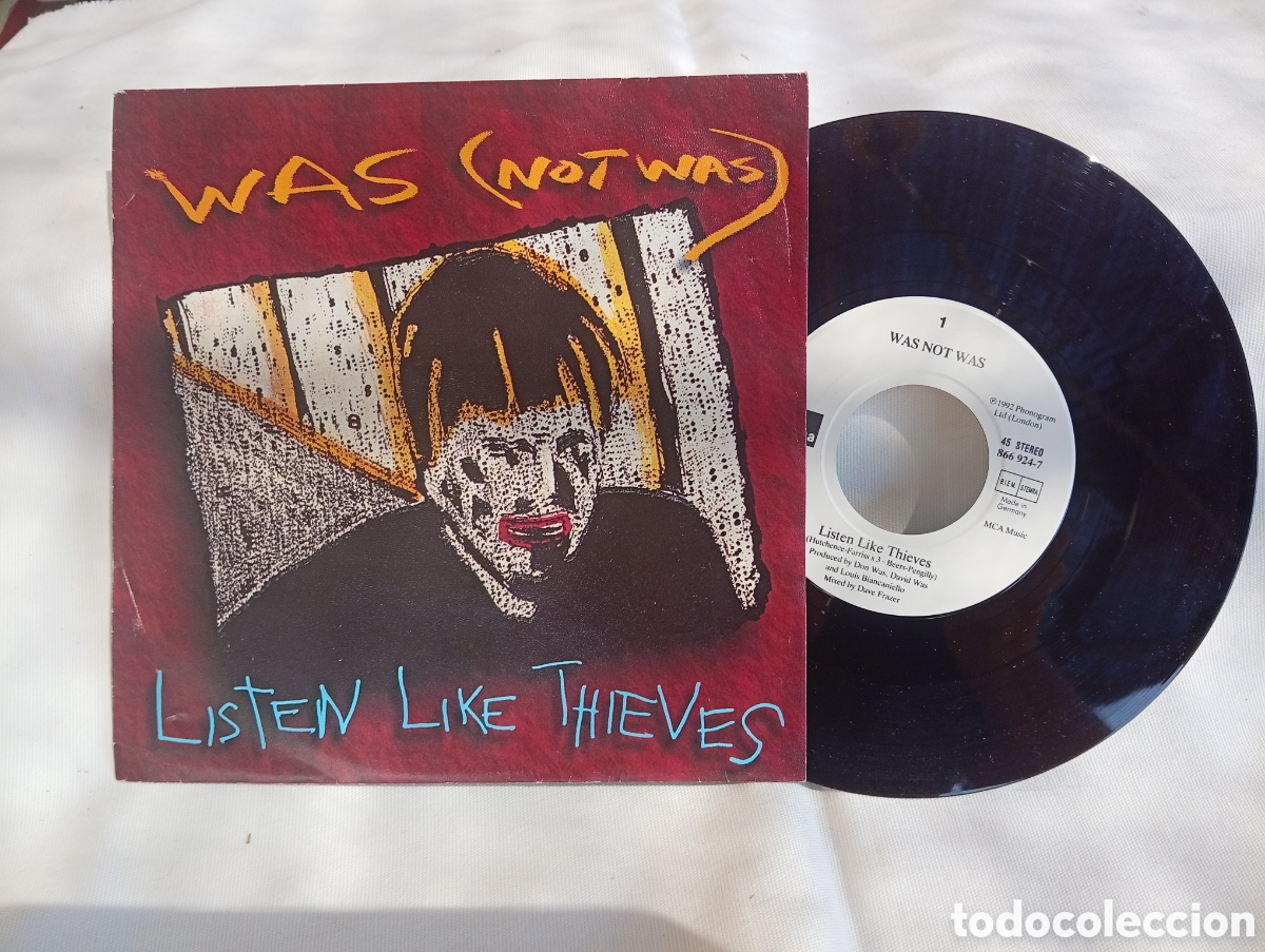 Discos de vinilo: WAS (NOT WAS) * LISTEN LIKE THIEVES (FONTANA 866 924-7)