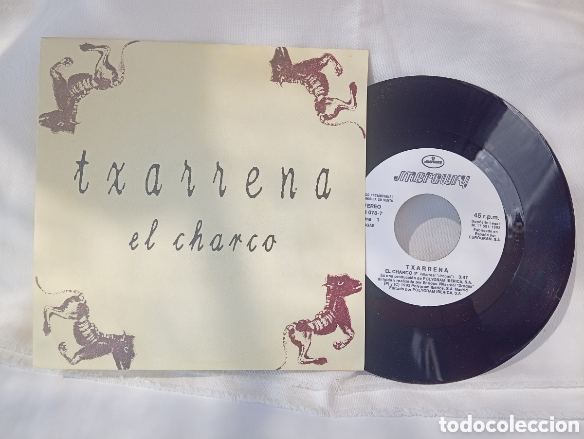 Discos de vinilo: TXARRENA * EL CHARCO promocional (MERCURY 864 078-7)