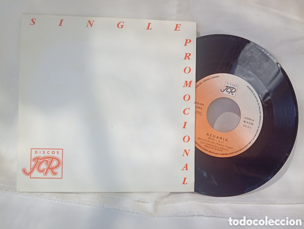 Discos de vinilo: ACUARIA * M&Aacute;S promocional (JCR, JCRS-103)