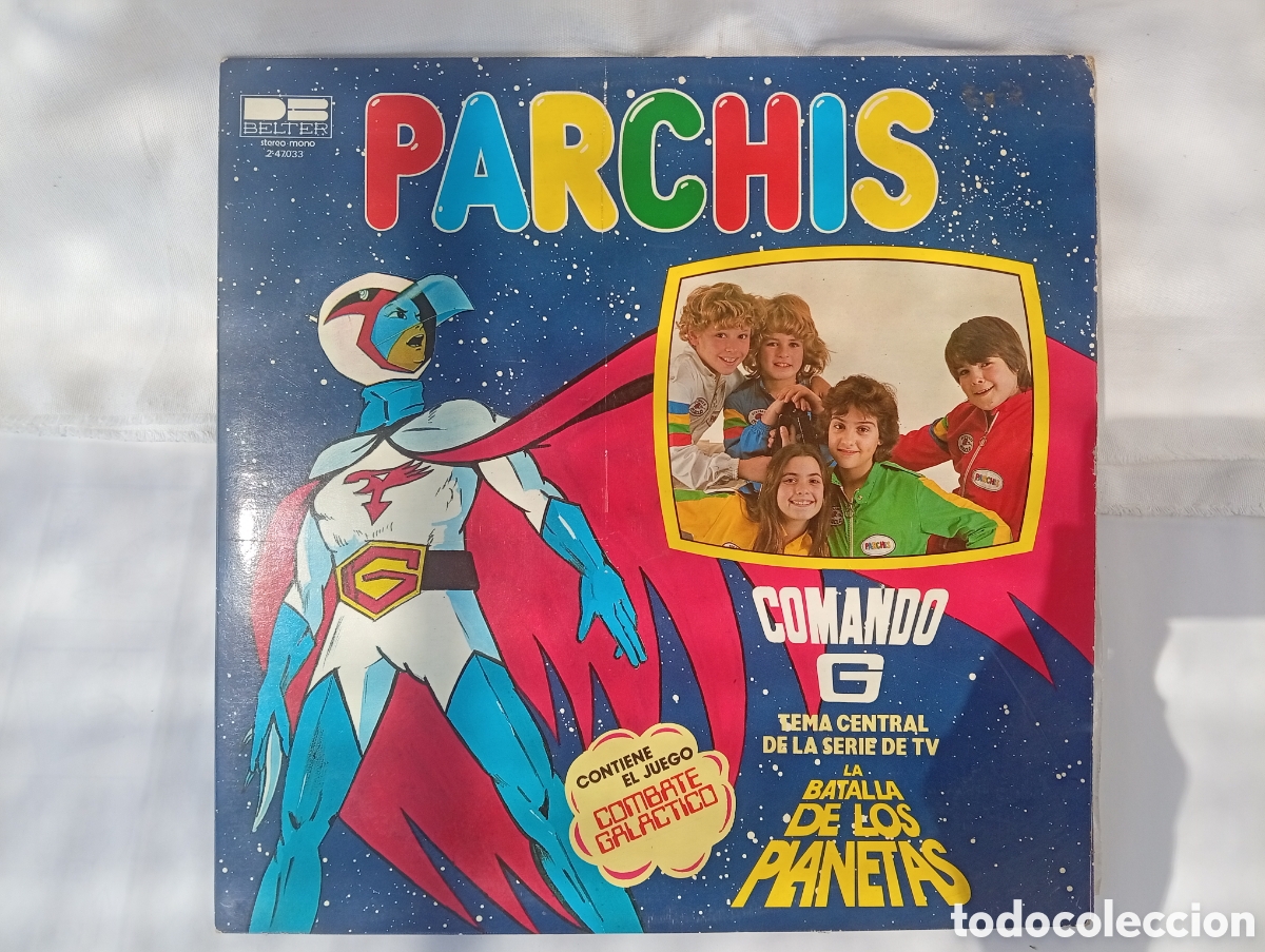 Discos de vinilo: PARCH&Iacute;S * COMANDO G (vinilo azul) BELTER