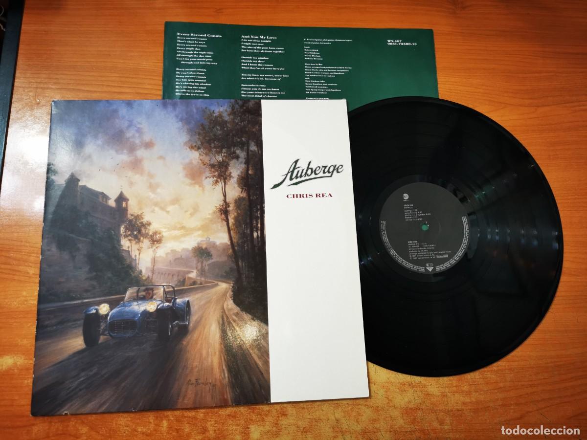 Discos de vinilo: CHRIS REA Auberge LP VINILO DEL A&Ntilde;O 1991 ALEMANIA CON ENCARTE CONTIENE 11 TEMAS
