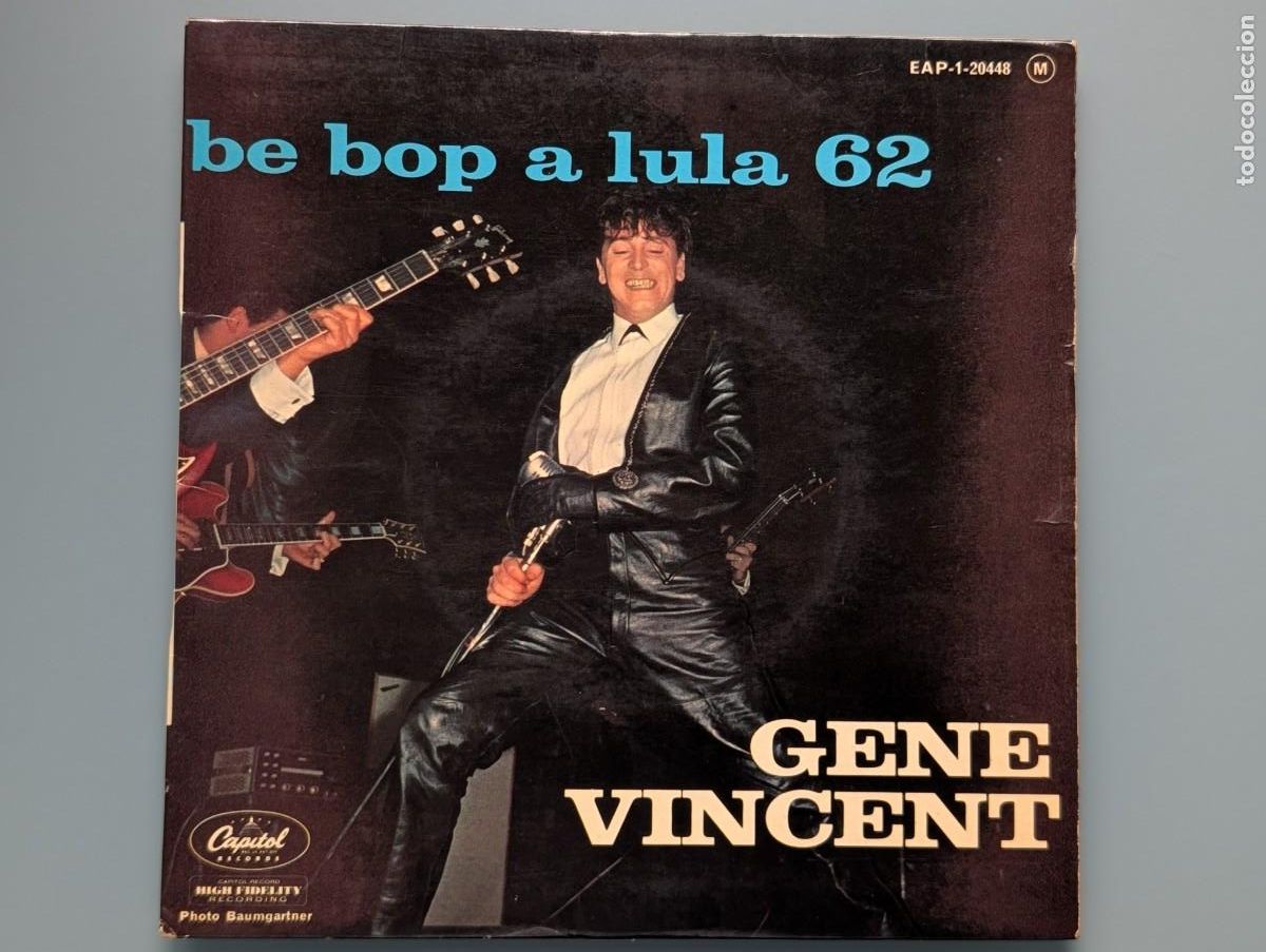 Discos de vinilo: HISTORICA PORTADA ORIGINAL GENE VINCENT 1962 EDICION FRANCESA EAP1-20448 NM