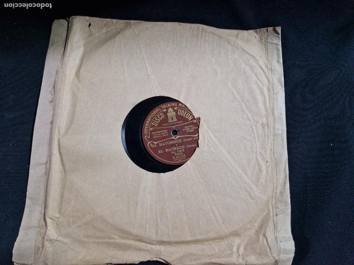 Discos de vinilo: SINGLE. EL BATURRICO Y EL MATRACO. CUENTOS. SOF. CRUZ.