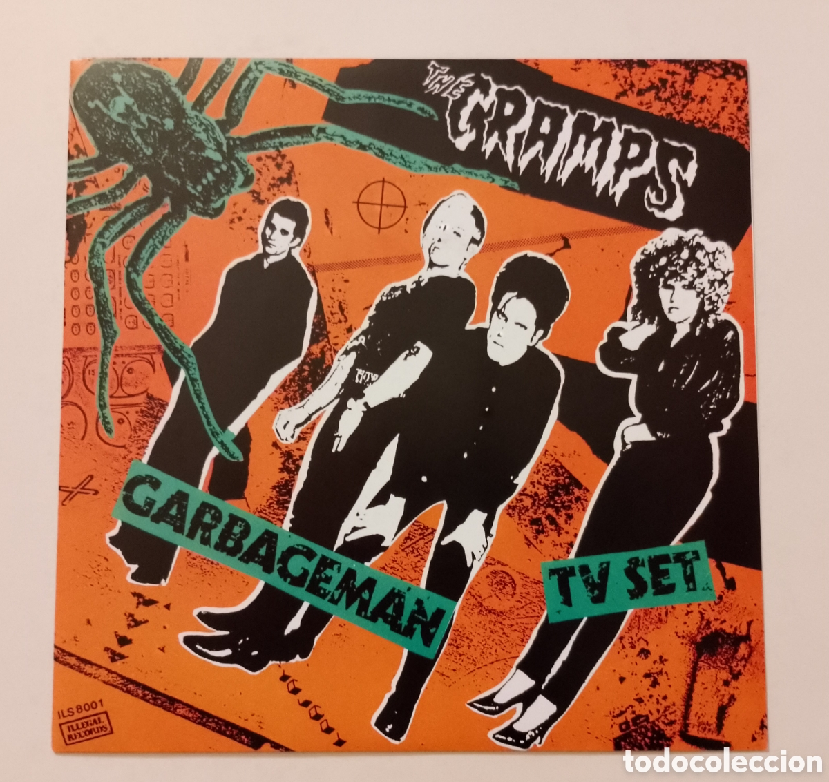 Discos de vinilo: THE CRAMPS - GARBAGEMAN / TV SET