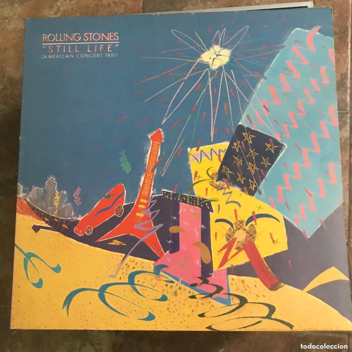 Discos de vinilo: ROLLING STONES - STILL LIFE .. LP DE CARPETA DOBLE - CBS DE 1982 EDICION ESPA&Ntilde;OLA .