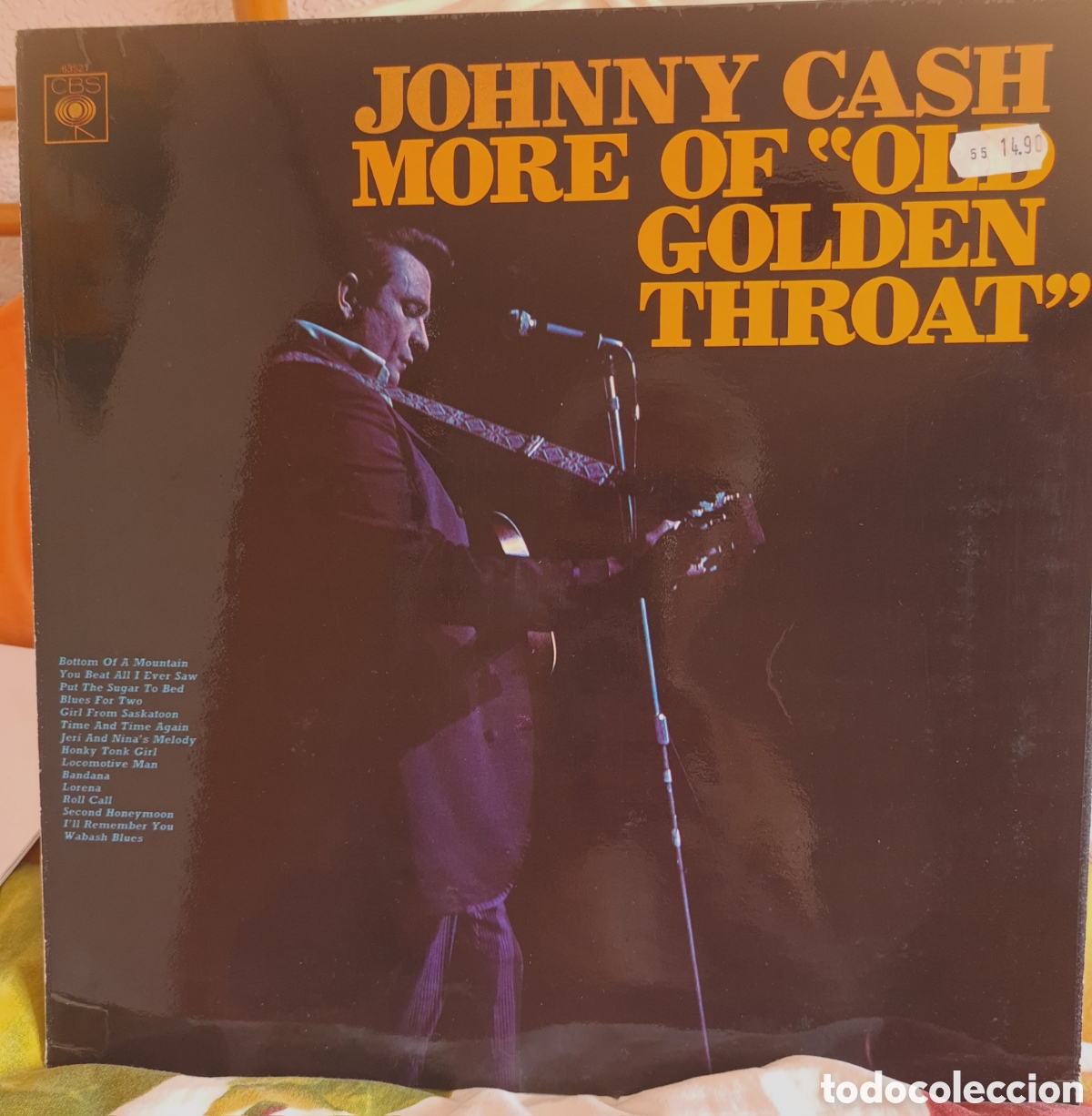 Discos de vinilo: JOHNNY CASH * MORE OF OLD GOLDEN THROAT
