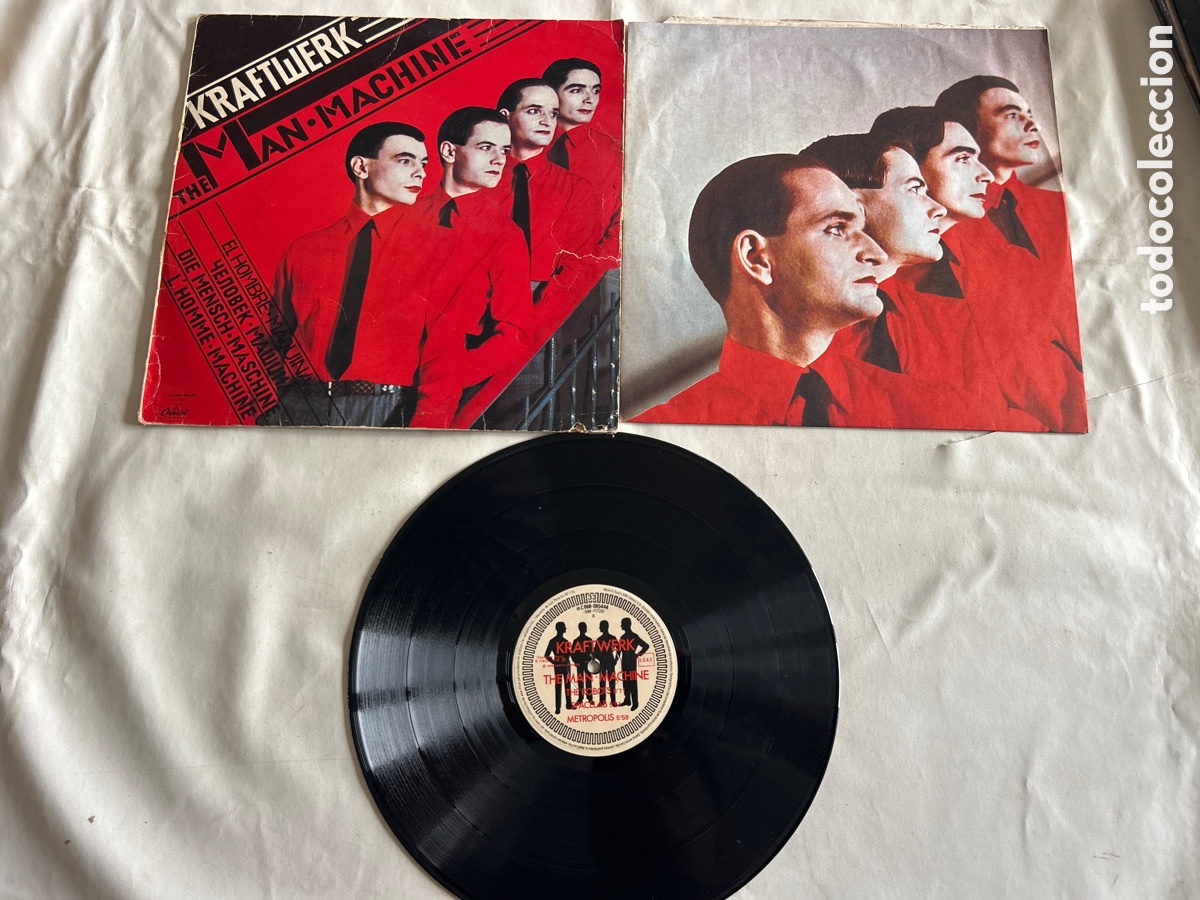 Discos de vinilo: Disco de vinilo LP Kraftwerk. The Man Machine