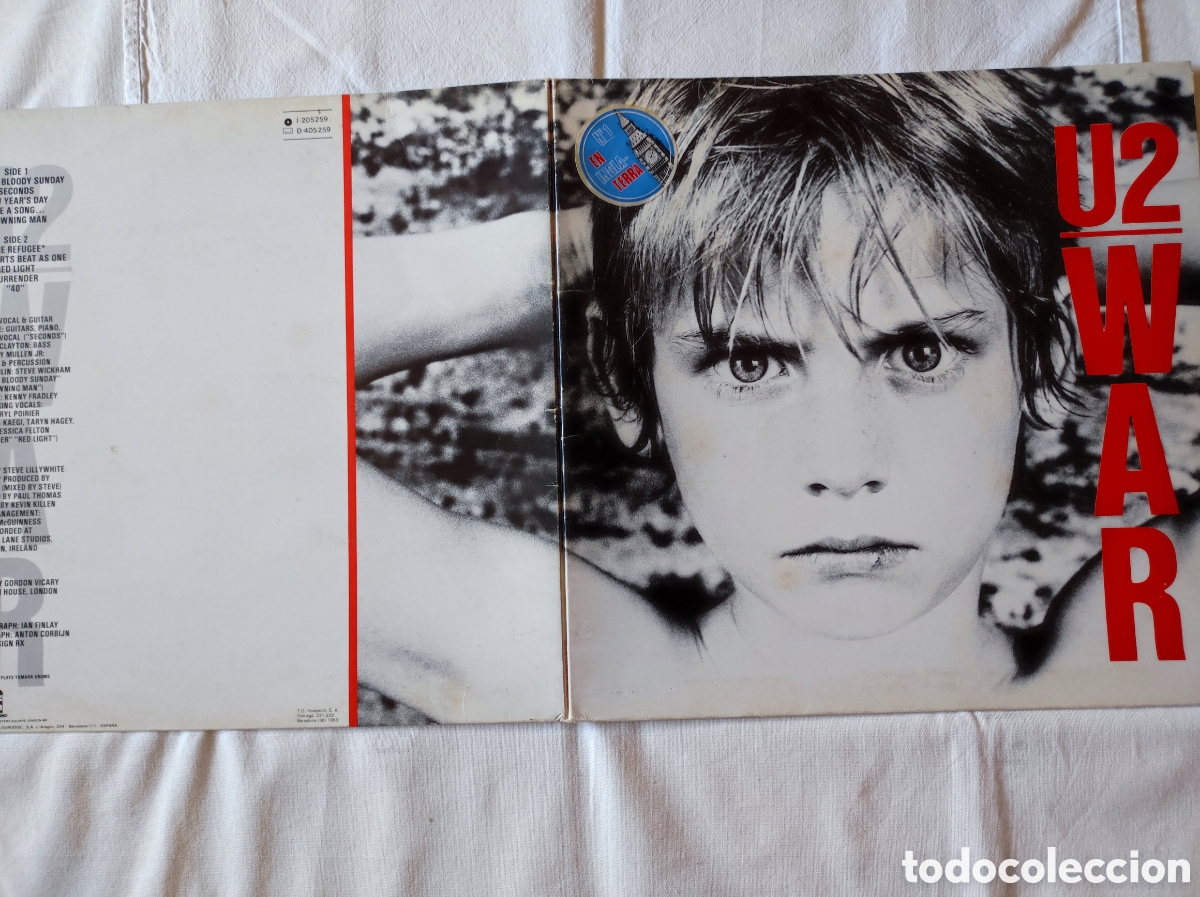Discos de vinilo: U2 - WAR (ORIGINAL 1983) - Foto 3